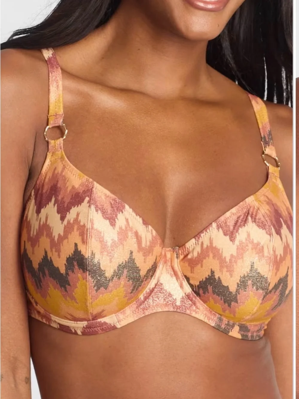 Bare necessities Arizona Wave Plunge Bikini Top - Picture 1 of 5